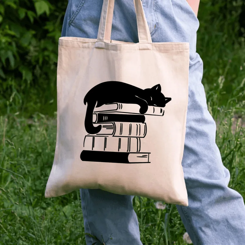 Cute Cat Tote Bag - Image 9