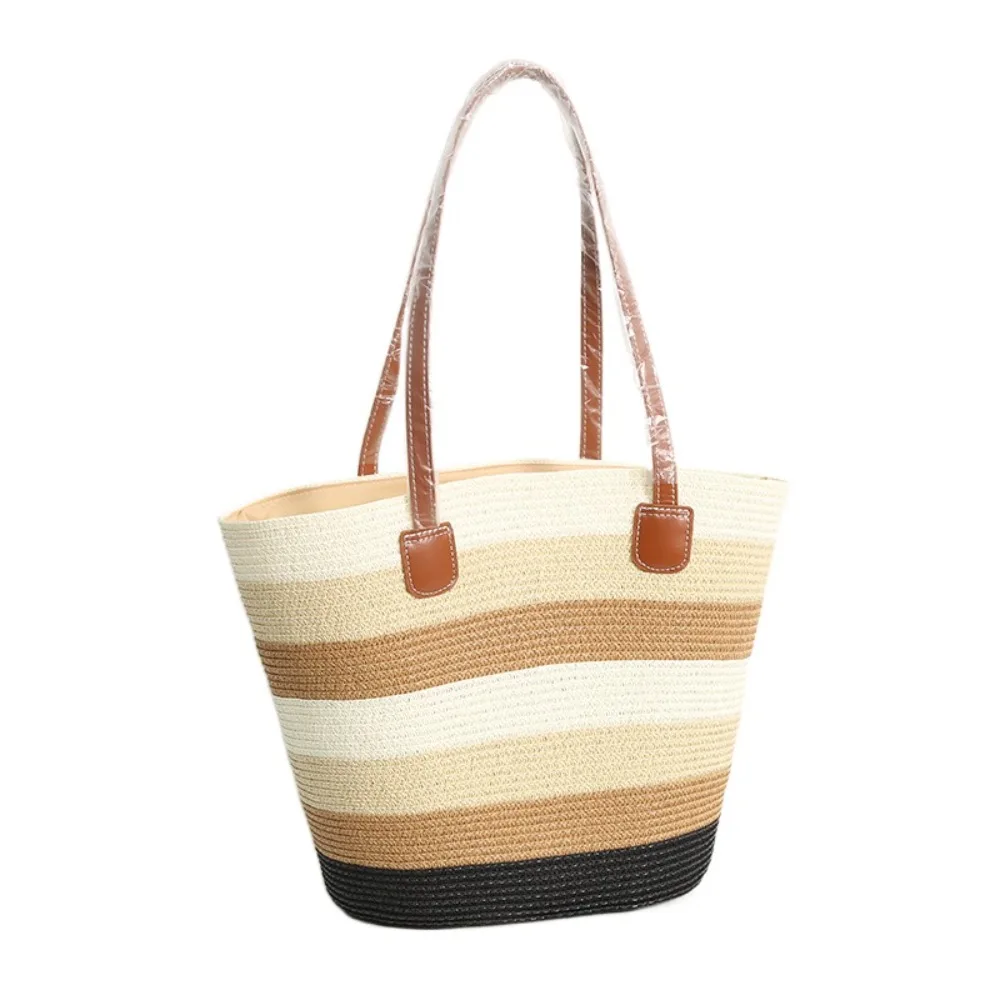 Boho Straw Beach Bag - Image 12