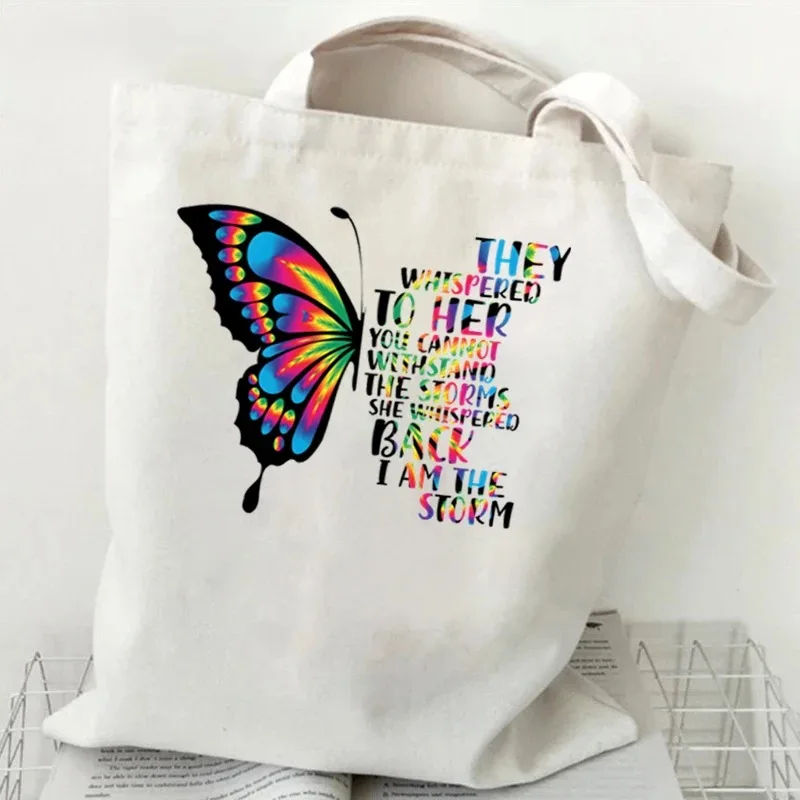 Dragonfly Canvas Tote Bag - Image 3