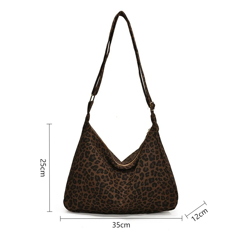 Leopard Print Crossbody Bag - Image 6