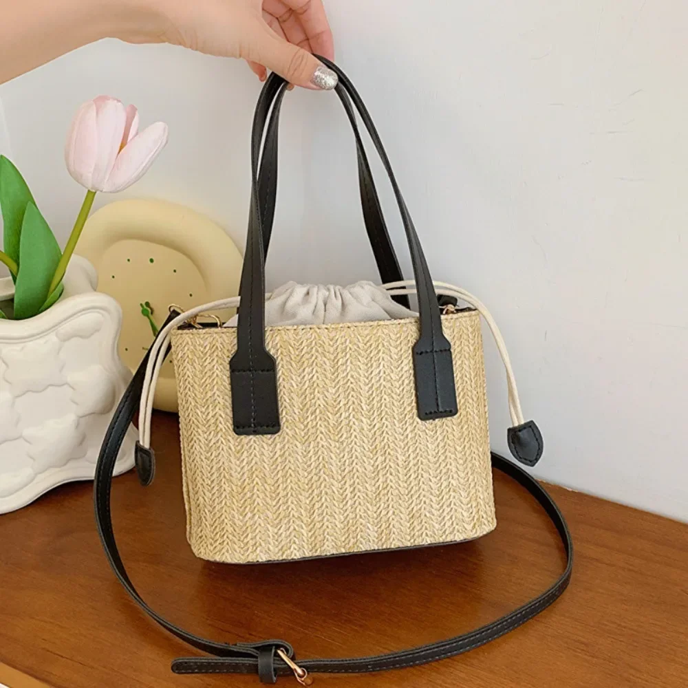 Boho Straw Beach Bag - Image 7