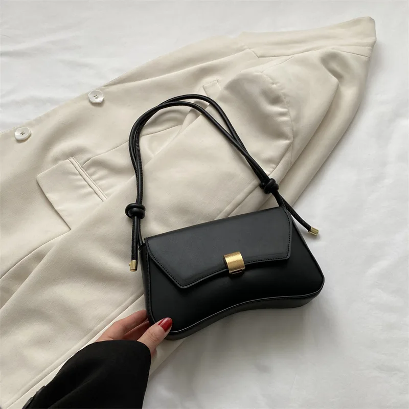 Leather Square Crossbody Bag - Image 9