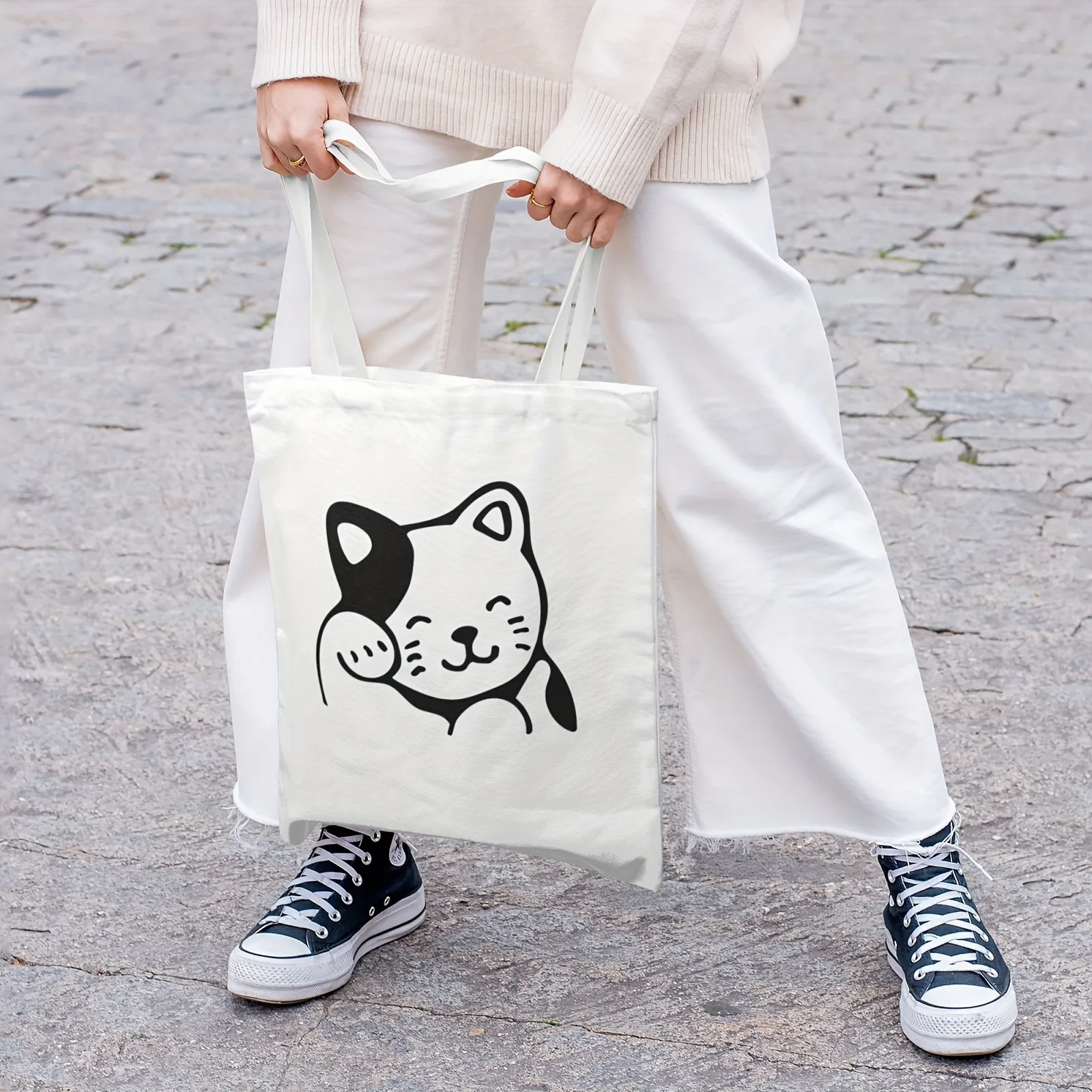 Cute Cat Tote Bag - Image 11