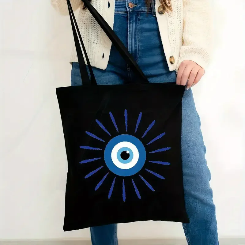 Turkish Eye Canvas Tote - Image 5