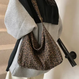Leopard Print Crossbody Bag