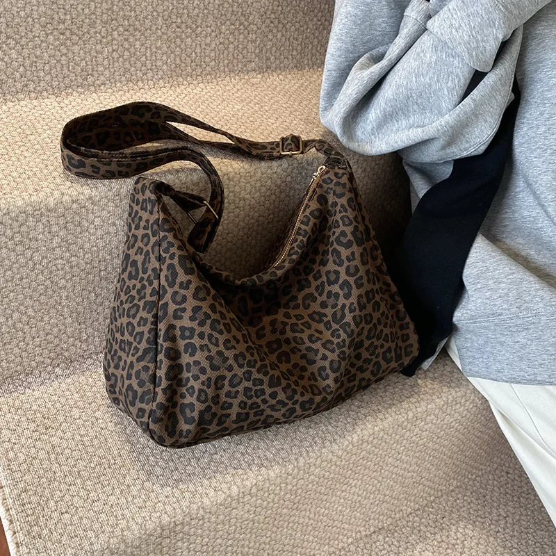 Leopard Print Crossbody Bag - Image 2