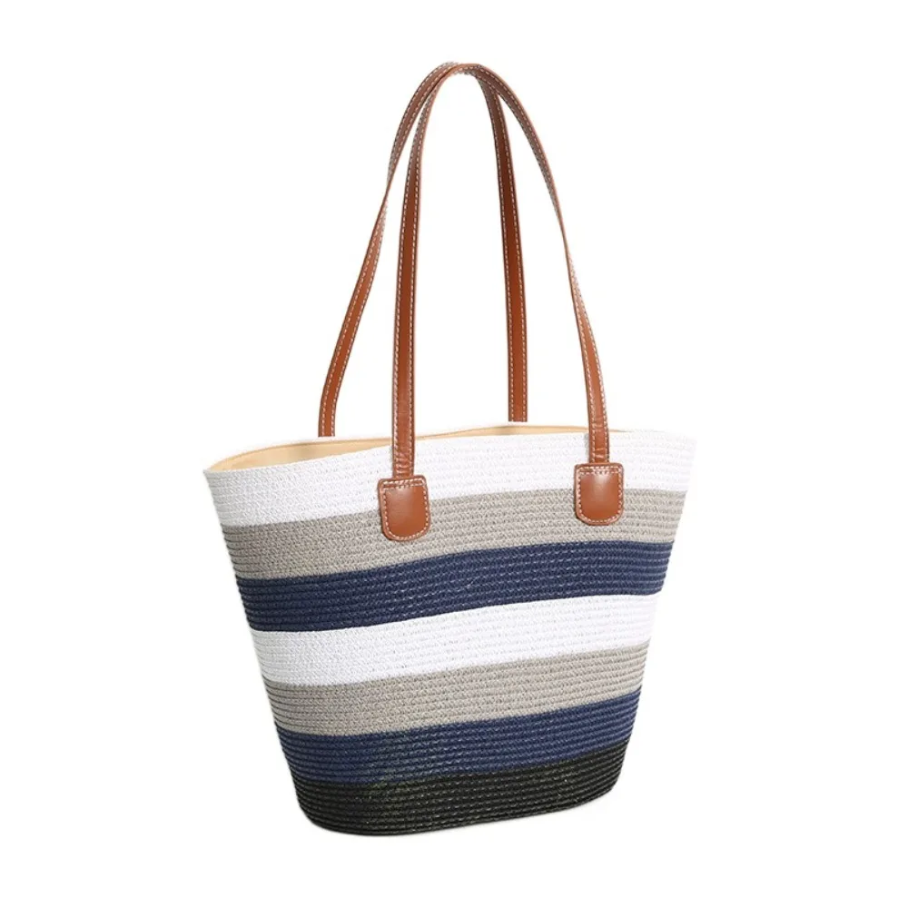 Boho Straw Beach Bag - Image 10