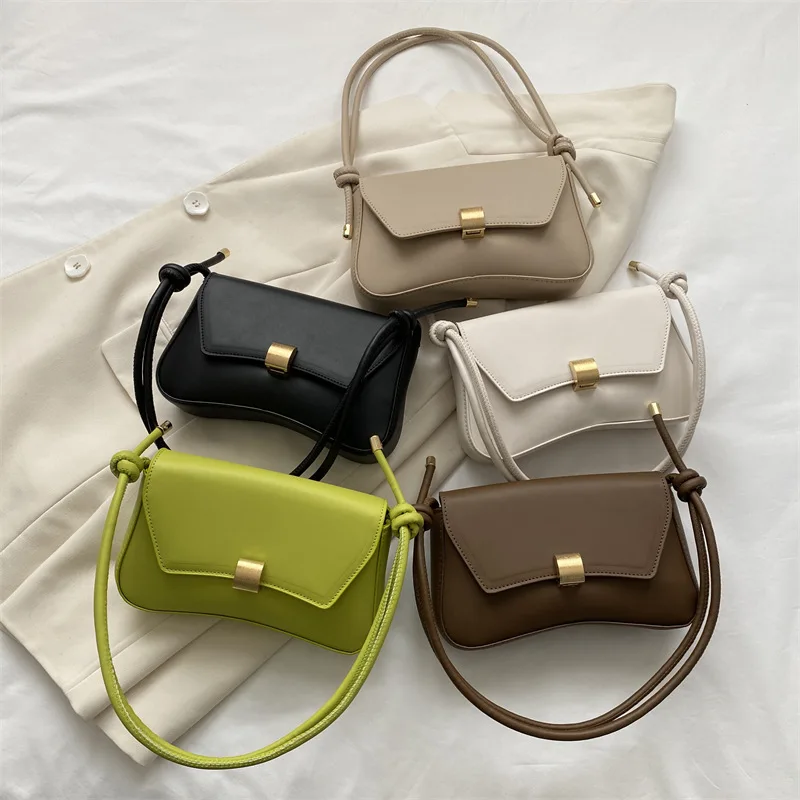 Leather Square Crossbody Bag - Image 5