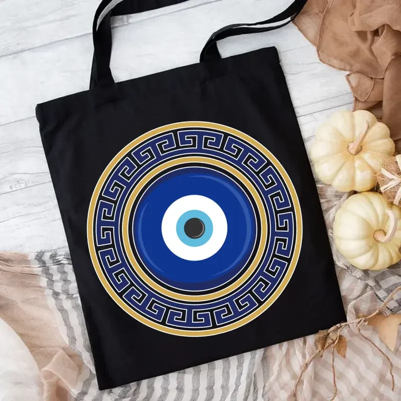 Turkish Eye Canvas Tote - Image 6