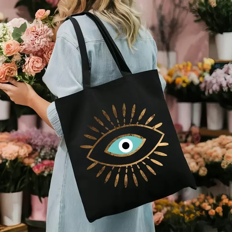 Turkish Eye Canvas Tote - Image 7