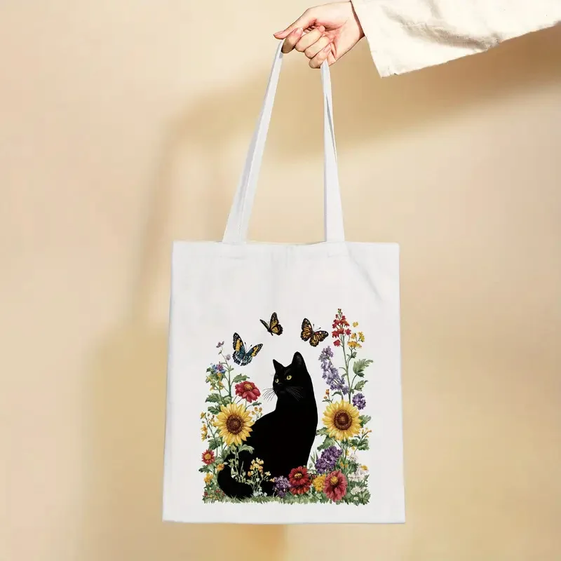 Cute Cat Tote Bag - Image 3
