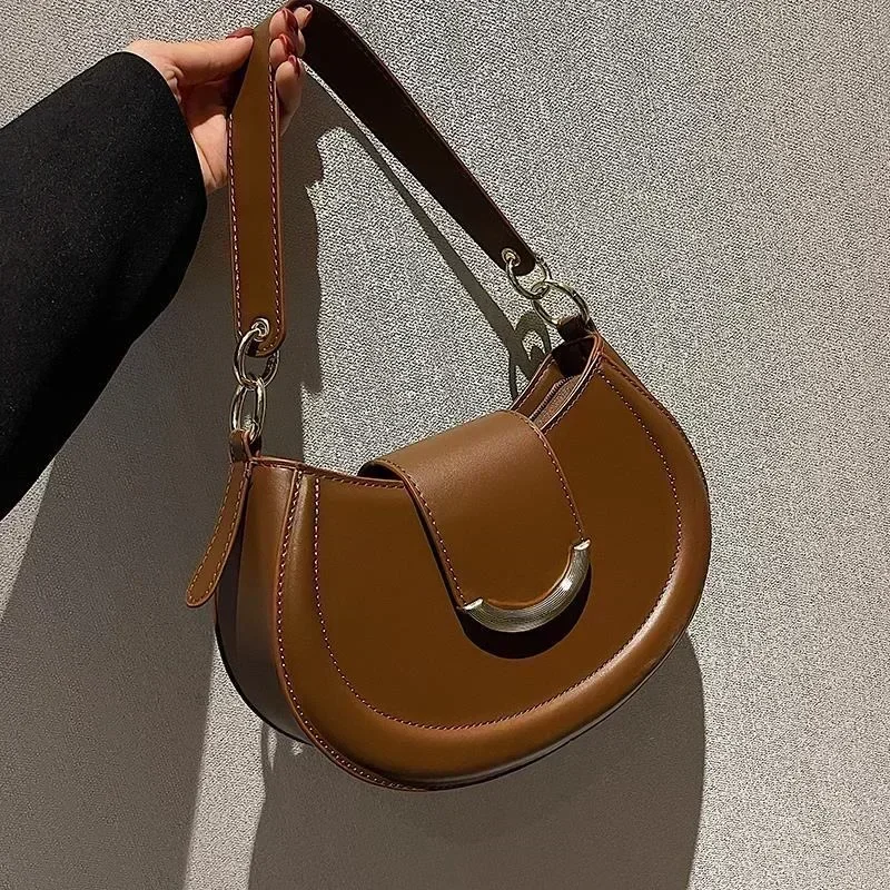 Leather Bucket Glam Bag - Image 2